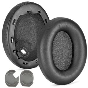 1000xm4 earpads - defean black replacement ear cushion cover foam compatible with sony wh-1000xm4 (wh1000xm4) headphones, ear pads cushions with noise isolation memory foam