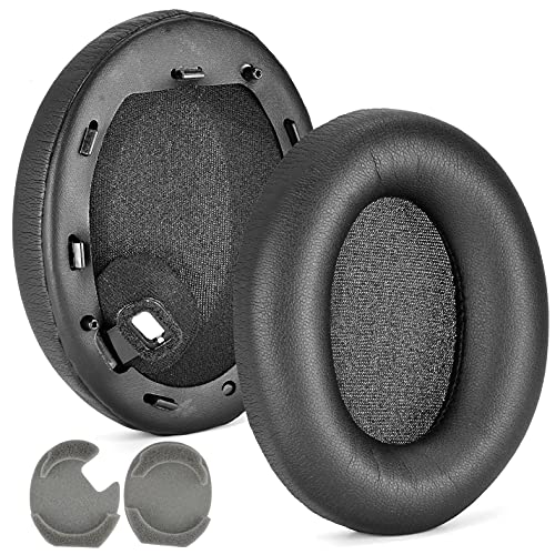 1000XM4 Earpads - defean Black Replacement Ear Cushion Cover Foam Compatible with Sony WH-1000XM4 (WH1000XM4) Headphones, Ear Pads Cushions with Noise Isolation Memory Foam