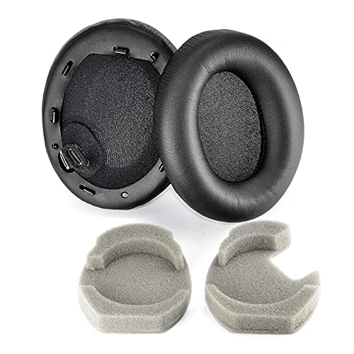 1000XM4 Earpads - defean Black Replacement Ear Cushion Cover Foam Compatible with Sony WH-1000XM4 (WH1000XM4) Headphones, Ear Pads Cushions with Noise Isolation Memory Foam