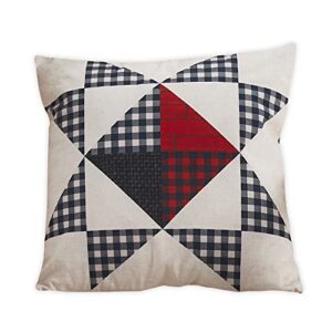 throw pillow by virah bella - diamond star - 18" x 18" decorative accent pillow - cabin & farmhouse couch décor