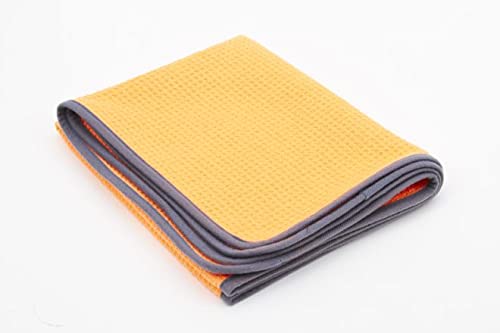 One Pass WaterBlade - Large Microfiber Cleaning Cloth - Waffle Weave Finishing Towel for Car Detailing and More - 20" by 30"