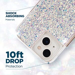 Case-Mate iPhone 13 Case for Women [10ft Drop Protection] [Wireless Charging] Twinkle Stardust Phone Case for iPhone 13 - Luxury Glitter iPhone Case - Shock Absorbing, Anti Scratch, Lightweight