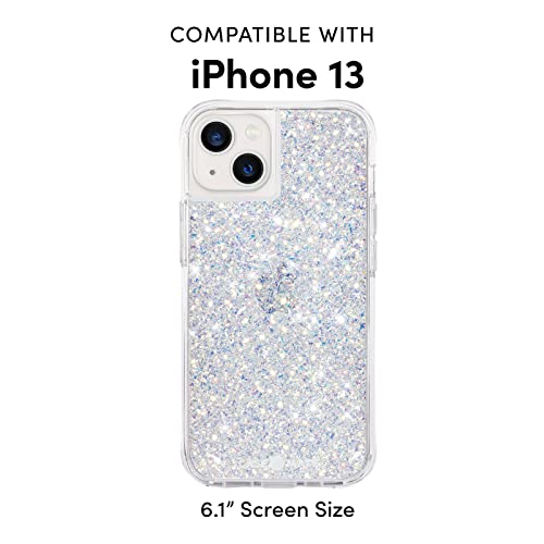 Case-Mate iPhone 13 Case for Women [10ft Drop Protection] [Wireless Charging] Twinkle Stardust Phone Case for iPhone 13 - Luxury Glitter iPhone Case - Shock Absorbing, Anti Scratch, Lightweight