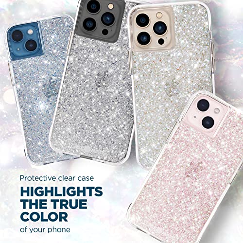 Case-Mate iPhone 13 Case for Women [10ft Drop Protection] [Wireless Charging] Twinkle Stardust Phone Case for iPhone 13 - Luxury Glitter iPhone Case - Shock Absorbing, Anti Scratch, Lightweight