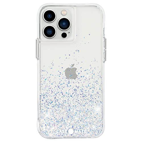 Case-Mate iPhone 13 Pro Case - Twinkle Ombre Stardust with 10ft Drop Protection & Wireless Charging - Luxury Bling Glitter Case for iPhone 13 Pro, Anti Scratch, Shock Absorbing Materials