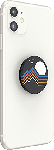 ​​​​PopSockets: Phone Grip with Expanding Kickstand, Pop Socket for Phone - Moon Horizon