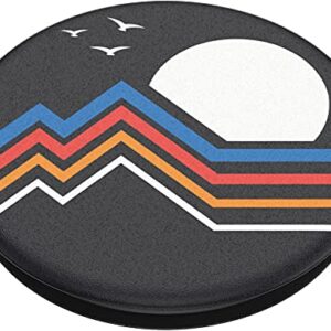 ​​​​PopSockets: Phone Grip with Expanding Kickstand, Pop Socket for Phone - Moon Horizon