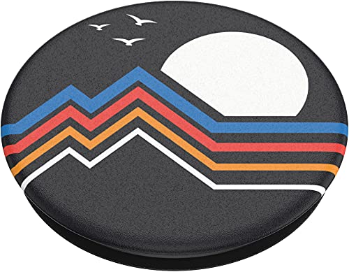 ​​​​PopSockets: Phone Grip with Expanding Kickstand, Pop Socket for Phone - Moon Horizon