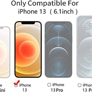 EGALO Compatible with iPhone 13 Clear Case,Slim Thin Silicone Soft Skin Flexible TPU Lightweight Gel Rubber Anti-Scratches Shockproof Protective Cases Cover for iPhone 13,Crystal Clear