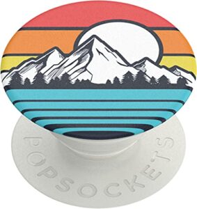 ​​​​popsockets: phone grip with expanding kickstand, pop socket for phone - sunset peaks