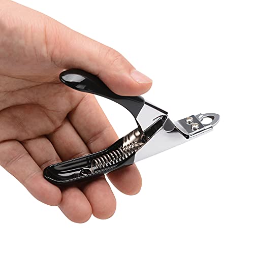 ATO-DJCX Dog Cat Nail Clippers, Professional Pet Claw Trimmer, Free Nail File, Stainless Steel Razor Sharp Blade Dog Toes Cutter Grooming Tools for Small Medium Large Animal Pets Blue