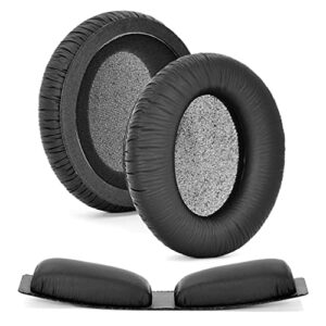 kns 6400 kns 8400 ear pads and headband - defean replacement ear cushion cover earpads compatible with krk kns6400 kns8400 6400 8400 headphones/repair parts suit (a set)