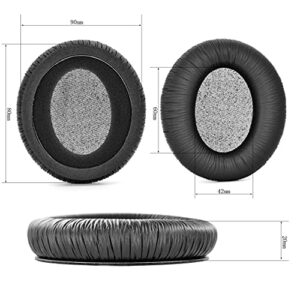 KNS 6400 KNS 8400 Ear Pads and Headband - defean Replacement Ear Cushion Cover Earpads Compatible with KRK KNS6400 KNS8400 6400 8400 Headphones/Repair Parts Suit (A Set)