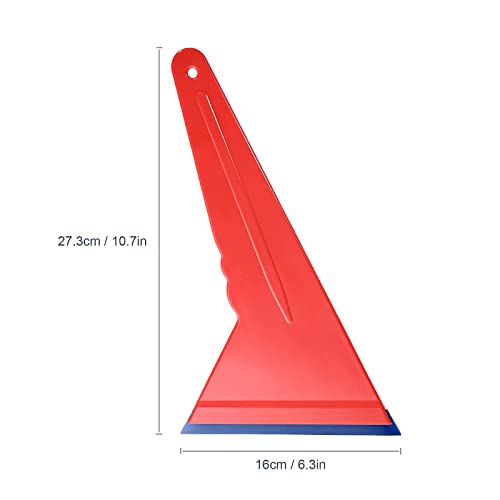 NEWISHTOOL Window Tint Tools 2 PCS Slammer Handle Squeegee with 6.3" Insert Rubber Blade for All Side Door Windows and Back Windshield, Ultra Slim Foot for PPF Film Installation & Water Removal