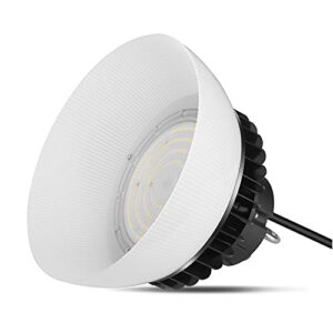 GRANDLUMEN 240W LED High Bay UFO Light, ETL Certified, 5000K Daylight White, LED Warehouse Lighting with PC Reflector