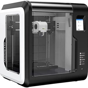 Flashforge 3D Printer Adventurer 3 Pro, Auto Leveling Glass Hot Bed, Built-in HD Camera, 8GB Internal Storage, Touchscreen, Filament Detection, Wi-Fi Cloud Printing, Fully Assembled 150X150X150 mm