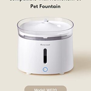 Homerunpet Pet Fountain Filters Replacement for Wireless Pumps Cat Water Fountain Dog Water Dispenser WF20/CF20