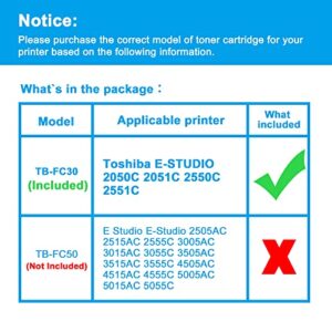 LCL Compatible Waste Toner Bottle Replacement for TBFC30 TB-FC30 6AG00002038 Toshiba E-Studio 2050C 2051C 2550C 2551C (1-Pack)