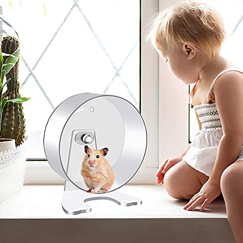 Freefish Hamster Wheel,Silent Hamster Wheel Hedgehog Wheel for Hamsters, Gerbils, Hedgehogs and Small Animals