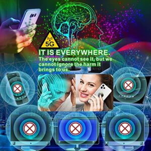 Crystal Diamond Flashing Sticker 6 pcs for Mobile Phones 2021 Latest Model–Anti-R Multi-Layer Protection Cell Phone Stickers, for Smart Phone, Laptops, Tablets, Pad, All Devices