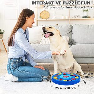 Joansan Dog Puzzle Toys Interactive Puzzle Game Dog Toy for Smart Dogs IQ Stimulation Treat Puzzle Toy for Dogs Treat Training,Puzzle Slow Feeder to Aid Pets Digestion (Advanced Level 2-3)