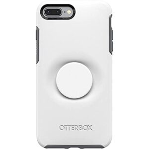 otterbox + pop symmetry series case for iphone 7 plus and iphone 8 plus (polar vortex white)