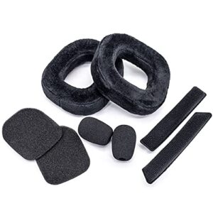 velour replacement ear pads for astro a40 a50 gen1 gen2 gaming headset (not compatible with a40tr, a50 gen3, a50 gen4)