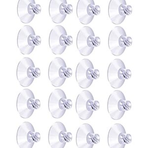 Suction Cup Sucker for Window Wall Hook Hanger Kitchen Bathroom Smooth Surface 40mm Clear Suction Cups 20 Pieces