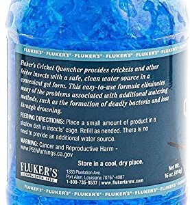 Fluker's Cricket Quencher Original Formula 16oz - Includes Attached DBDPet Pro-Tip Guide