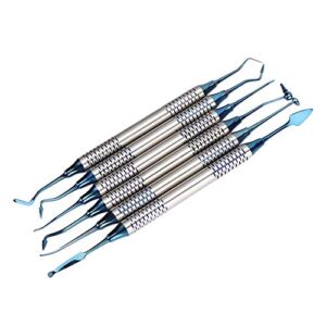 Dental Filling Spatula,6Pcs Professional Dental Composite Resin Filling Spatula Restoration Instrument Tool