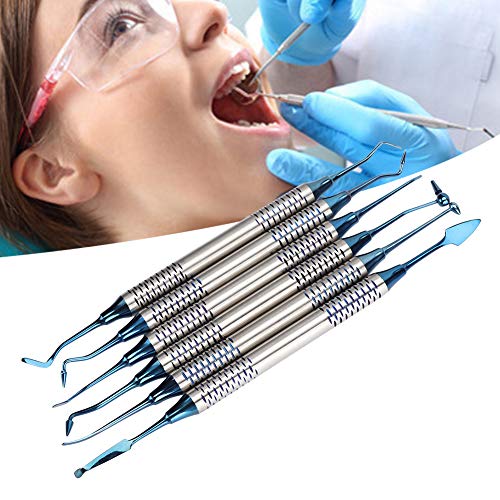 Dental Filling Spatula,6Pcs Professional Dental Composite Resin Filling Spatula Restoration Instrument Tool