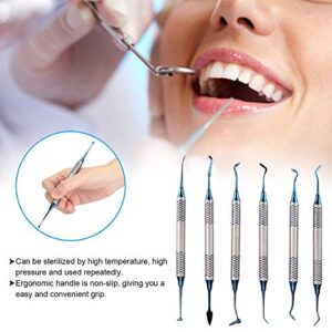 Dental Filling Spatula,6Pcs Professional Dental Composite Resin Filling Spatula Restoration Instrument Tool