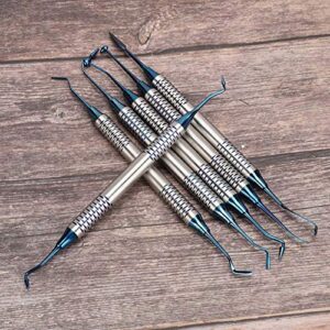 Dental Filling Spatula,6Pcs Professional Dental Composite Resin Filling Spatula Restoration Instrument Tool