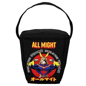 my hero academia anime cartoon all might character to go lunch bag