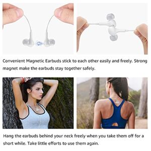 USB C Headphones for Samsung S23 S22 Ultra,Magnetic HiFi Stereo USB Type C Earphones Wired Earbuds with Mic Noise Isolation for iPad Pro iPad Air 5 4 Mini 6 Galaxy S21 S20 Flip Pixel 7 6 6a OnePlus 10