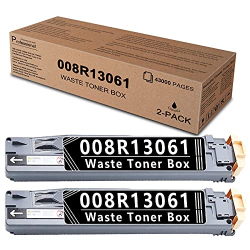 Cartridge 008R13061 Waste Toner Box Replacement for AltaLink C8030 C8035 C8045 C8055 C8070 WorkCentre 7425 7428 7435 7525 7530 7535 7545 Printer Waste Toner Box (2-Pack)