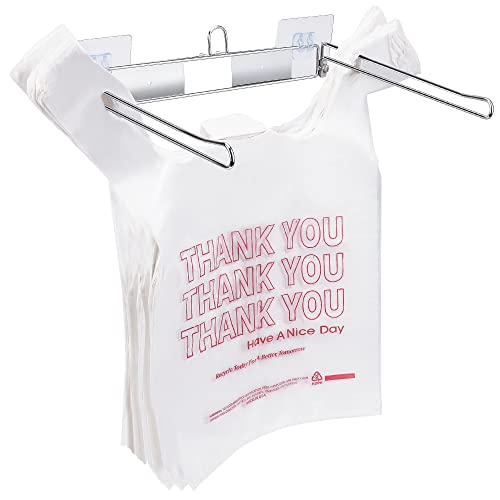 LUJUE Bag Holder for Plastic Bags, Plastic Bag Holder, T-Shirt Bag Rack, T Shirt Bags Holder for T Shirt Bags, Hanging Bag Holder