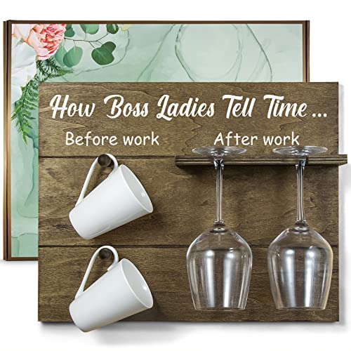 THYGIFTREE Boss Lady Gifts for Women, Best Boss Birthday Gifts for Female Boss Appreciation Gifts for Women Funny Boss Gifts Farewell Gifts for Boss