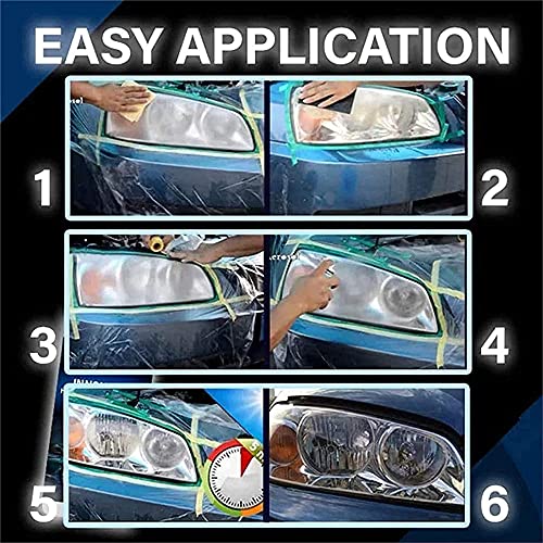 Tinydimple 2/3 pcs 50ml Lenspro Headlight Repair Polish, Powerful Advance Headlight Repair Polish, Innovative Headlight Repair Polish, Headlight Renewal and Repair Polish Liquid (2pcs)