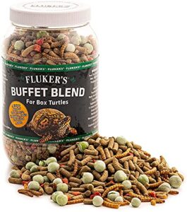 fluker's buffet blend box turtle freeze dried food 6.5oz - includes attached dbdpet pro-tip guide