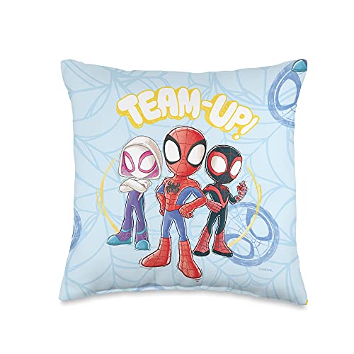 Marvel Amazing Friends Spidey Team Up Throw Pillow, 16x16, Multicolor