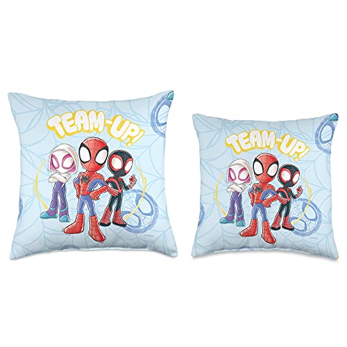 Marvel Amazing Friends Spidey Team Up Throw Pillow, 16x16, Multicolor