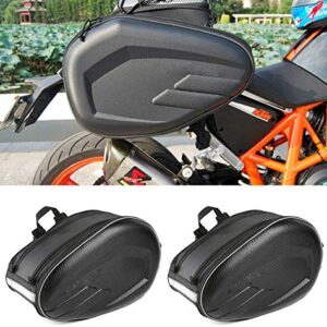 MIHUNTER Motorcycle Saddle Bags, Powersports Saddle Bags,Waterproof Saddlebags Luggage Bags,Motorcycle Helmet Bag,Full Face Helmet Storage Bag,Motorcycle Pillion Seat Bag, Side Bags