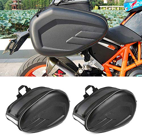 MIHUNTER Motorcycle Saddle Bags, Powersports Saddle Bags,Waterproof Saddlebags Luggage Bags,Motorcycle Helmet Bag,Full Face Helmet Storage Bag,Motorcycle Pillion Seat Bag, Side Bags