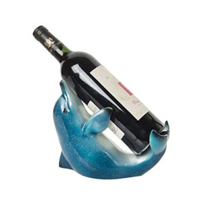 beachcombers b25106 dolphin wine holder, 10.63-inch length
