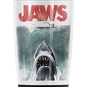 Logovision Jaws Vintage Poster Stainless Steel Tumbler 20 oz Coffee Travel Mug/Cup, Vacuum Insulated & Double Wall with Leakproof Sliding Lid | Great for Hot Drinks and Cold Beverages