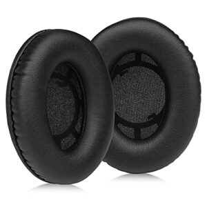 molgria hdr120 ear pads cushion replacement earpads for sennheiser rs120 rs100 rs110 rs115 rs117 rs119 wireless headphones (leather black)