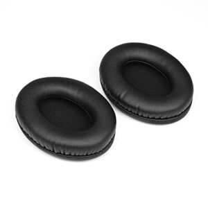 MOLGRIA HDR120 Ear Pads Cushion Replacement Earpads for Sennheiser RS120 RS100 RS110 RS115 RS117 RS119 Wireless Headphones (Leather Black)
