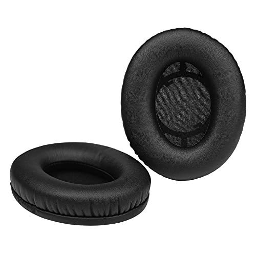 MOLGRIA HDR120 Ear Pads Cushion Replacement Earpads for Sennheiser RS120 RS100 RS110 RS115 RS117 RS119 Wireless Headphones (Leather Black)