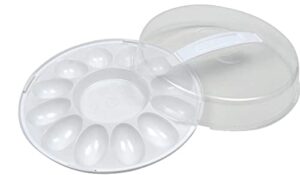 surefresh sure fresh deviled egg carriers with lids, 10.375x3.5 in.